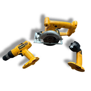 Dewalt DW936, DW958, And DW908 18V Saw, Drill, And Flashlight!